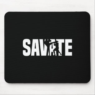 Alfombrilla De Ratón Gran conjunto de boxeo Savate patada Mma Kickboxin