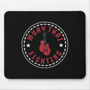 Alfombrilla De Ratón Gran diseño de lucha de Muay Thai Kickboxer Mma Tr