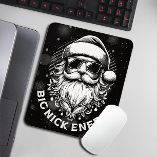 Alfombrilla De Ratón Gran Energía de Nick Santa Divertido Navidad Xmas