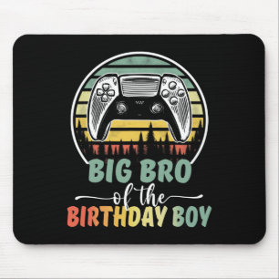 Alfombrilla De Ratón Gran Hermano Del Jugador De Video Birthday