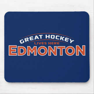 Alfombrilla De Ratón Gran Hockey Edmonton Blue Mouse Pad