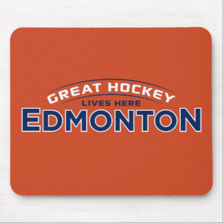 Alfombrilla De Ratón Gran Hockey Edmonton Naranja Mouse Pad
