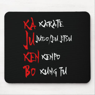Alfombrilla De Ratón Gran Kajukenbo luchando contra Karate Judo Kenpo K