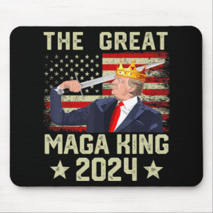 Alfombrilla De Ratón Gran MAGA Rey Trump Biden Política Ultra Mega P