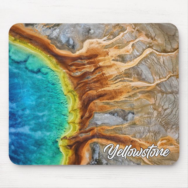 Alfombrilla De Ratón Gran Primavera Primaria Yellowstone (Frente)