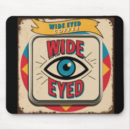 Alfombrilla De Ratón Gran Rótulo de Avertimiento Metalizado de Coffee C