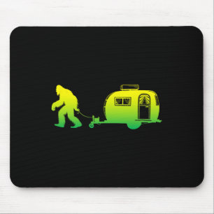 Alfombrilla De Ratón Gran RV Autocaravana Camping Sasquatch Furgoneta G