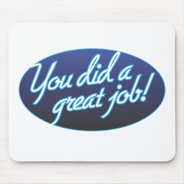 Alfombrilla De Ratón Gran trabajo Mousepad (Frente)