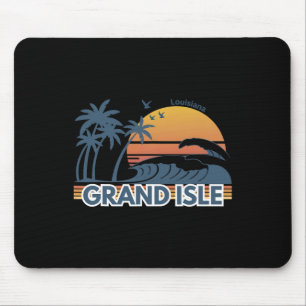 Alfombrilla De Ratón Grand Isle Louisiana Hombres Mujeres Vacaciones Ve
