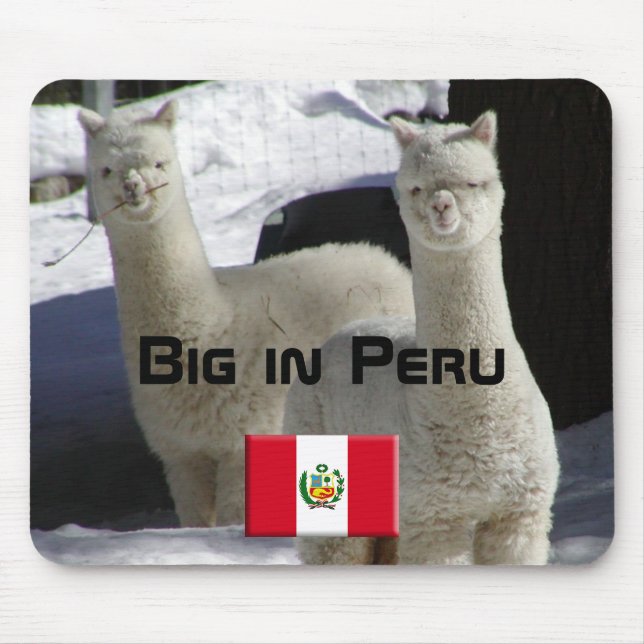 Alfombrilla De Ratón Grande en Perú (Frente)