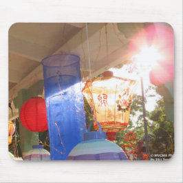 Alfombrilla De Ratón Grandes farolillos de iluminación - Viñedo de Mart