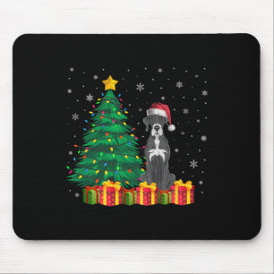 Alfombrilla De Ratón Grandes Navidades de Dane Santa Hat iluminan el am