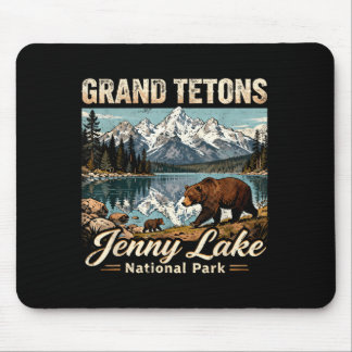 Alfombrilla De Ratón Grandes Tetones Arqueados Jenny Lake Parque Nacion