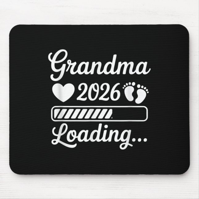 Alfombrilla De Ratón Grandma 2026 Loading Pregnancy Announcement New Gr (Frente)