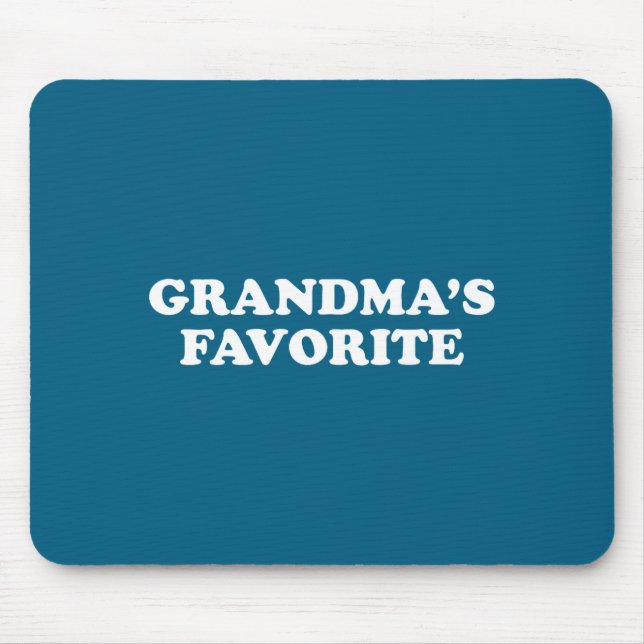 Alfombrilla De Ratón Grandmas Favorite Granhild Funny Grandson Granddau (Frente)