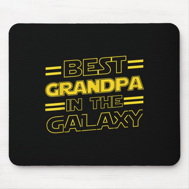 Alfombrilla De Ratón Grandpa In The Galaxy Funny Fathers Day Gift For M (Frente)