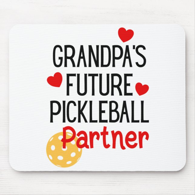 Alfombrilla De Ratón Grandpa S Future Ckleball Partner Granhild Toddler (Frente)