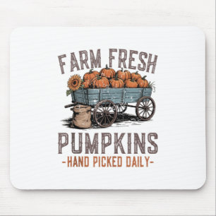 Alfombrilla De Ratón Granja Camisetas de calabaza fresca agricultores H