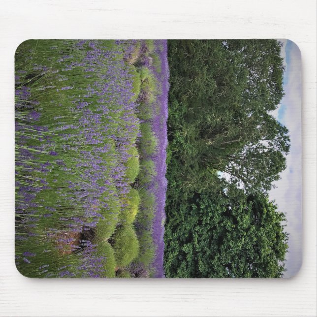 Alfombrilla De Ratón Granja de lavanda (Frente)