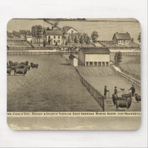 Alfombrilla De Ratón Granja de SA Cockayne cerca de Moundsville