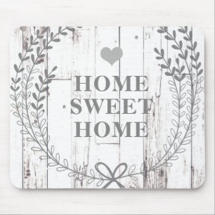 Alfombrilla De Ratón Granja rústica blanca shabby chic personalizada