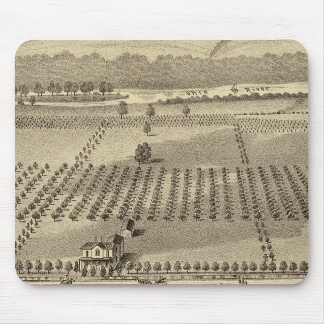 Alfombrilla De Ratón Granja y residencias de Joseph (Frente)