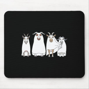 Alfombrilla De Ratón Granjero de Cabra Fantasma Halloween Cabra Lover S
