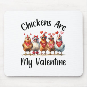 Alfombrilla De Ratón Granjeros Divertidos - Hombres Mujeres El Pollo Es