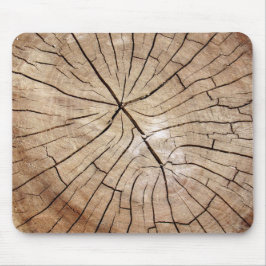 Alfombrilla De Ratón Grano de madera agrietado Mousepad