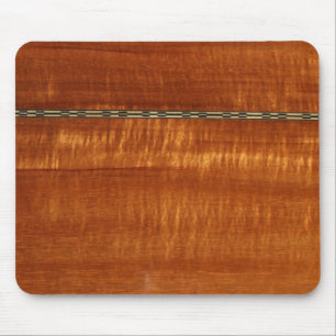 Alfombrilla De Ratón Grano de madera de oro con el fondo del embutido