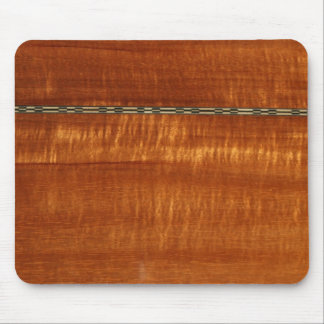 Alfombrilla De Ratón Grano de madera de oro con el fondo del embutido