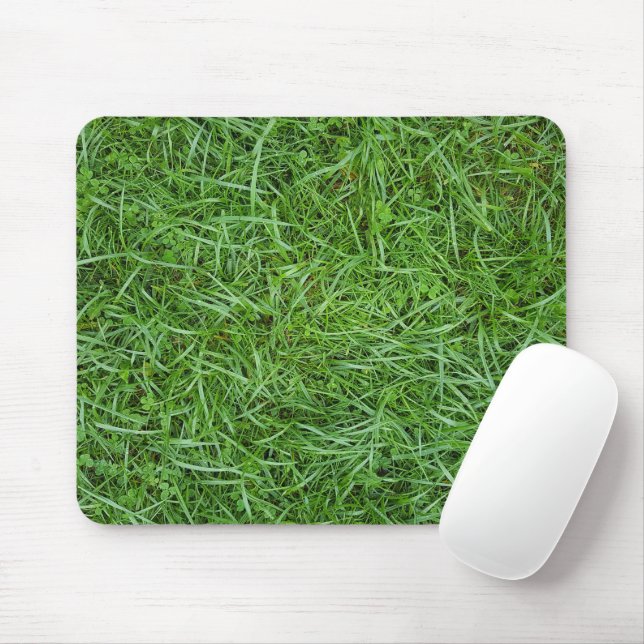 Alfombrilla De Ratón Grasa verde húmeda (Con ratón)