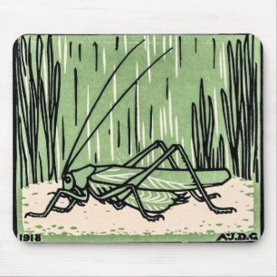 Alfombrilla De Ratón Grasshopper, por Julie de Graag Poster
