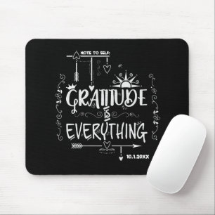 Alfombrilla De Ratón Gratitude Chalkboard 🖱