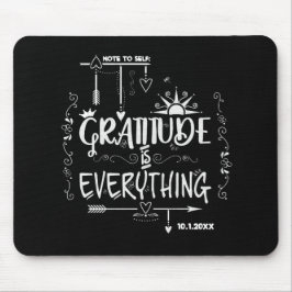 Alfombrilla De Ratón Gratitude Chalkboard 🖱
