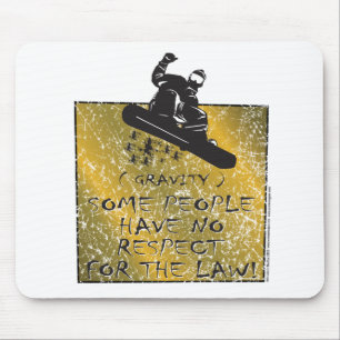 Alfombrilla De Ratón Gravity-Snowboarder