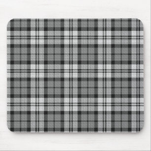 Alfombrilla De Ratón Gray Blackwatch Tartan Plaid Design