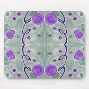 Alfombrilla De Ratón Gray Globes Blanket Mousepad