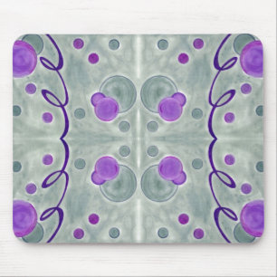 Alfombrilla De Ratón Gray Globes Blanket Mousepad