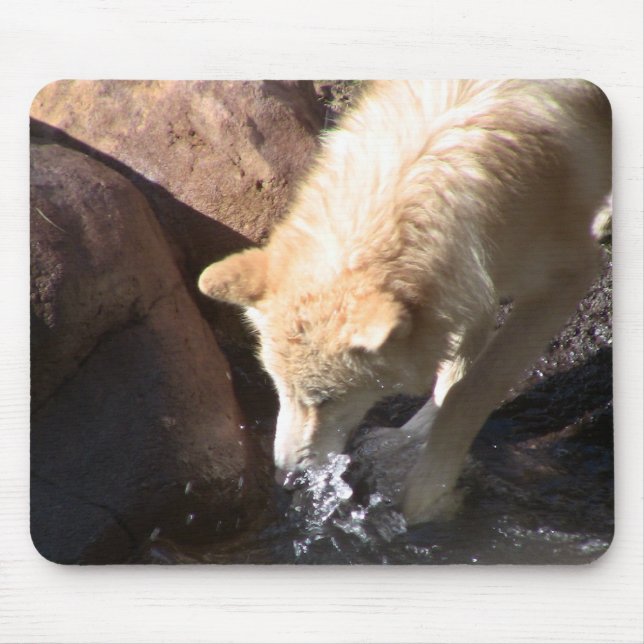 Alfombrilla De Ratón Gray Wolf (Frente)