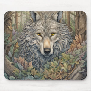 Alfombrilla De Ratón Gray Wolf