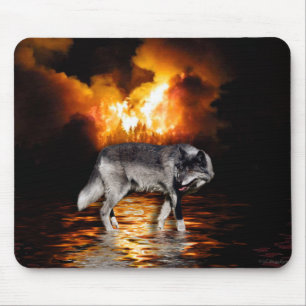 Alfombrilla De Ratón Gray Wolf Mousepad