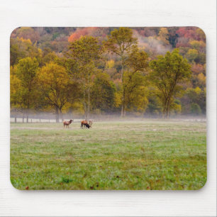 Alfombrilla De Ratón Grazing Elk Couple Mousepad