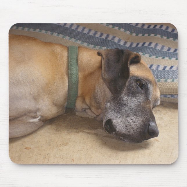 Alfombrilla De Ratón Great dane dulce grande (Frente)