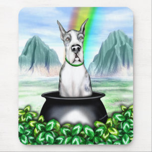 Alfombrilla De Ratón Great Dane MerleB Pot O Gold