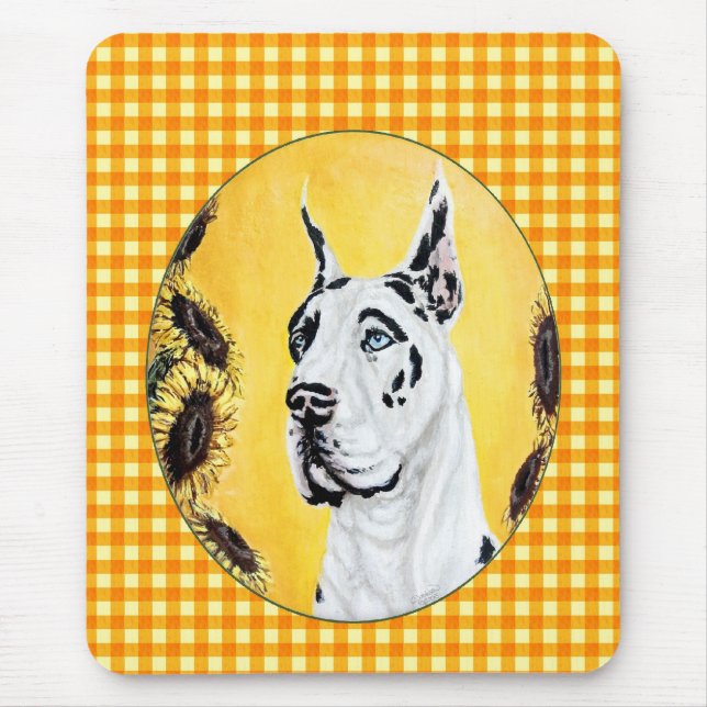 Alfombrilla De Ratón Great Dane Sunny Harle (Frente)