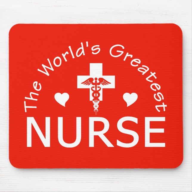 Alfombrilla De Ratón Greatest Nurse mousepad (Frente)