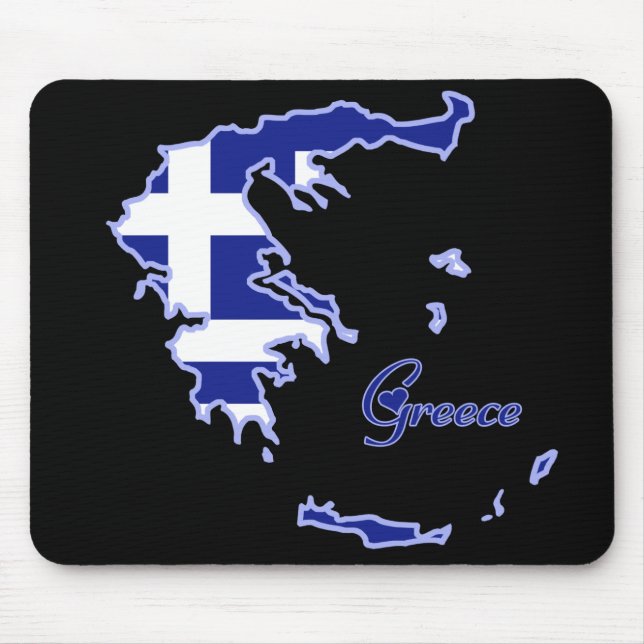 Alfombrilla De Ratón Grecia fresca (Frente)