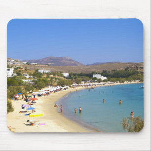 Alfombrilla De Ratón Grecia, Isla Paros, Playa Krios desde arriba