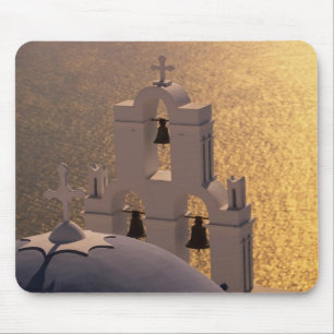 Alfombrilla De Ratón Grecia, Islas Cícladas, Santorini, Thira,